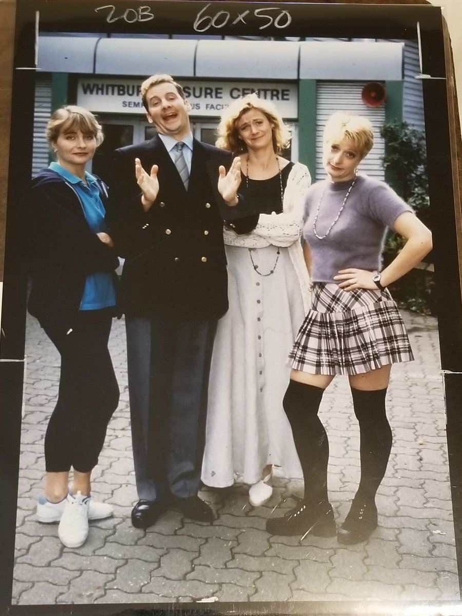 AnnPeek's tweet photo. Next #BringBackBrittas press photo giveaway. Details soon. #TheBrittasEmpire #ChrisBarrie #JuliaStJohn #JudyFlynn #PippaHaywood #Britcom #90sBritcom #GordonBrittas #Julie #Laura #MrsBrittas @CBarrieFans @BringBkBrittas @harriet_thorpe https://t.co/ouM4t2a5FG