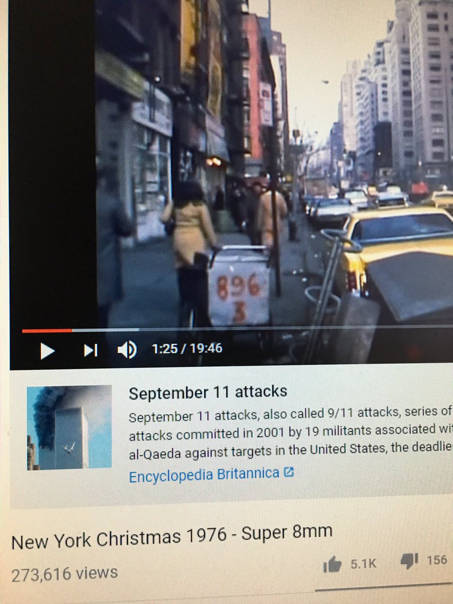 jbenton's tweet photo. YouTube's algorithm has screwed up connecting videos to conspiracy-friendly topics before.

It connected random 1976 NYC home movies to 9/11. And — most disturbingly — it slapped a big Star of David and "Jew" label on a professor's retirement video.

https://t.co/hUs5waEeiO https://t.co/AF3C0B3qTQ