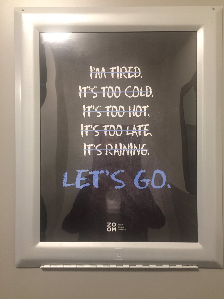 Just walked by this. Love it. What’s your excuse? Let’s go!