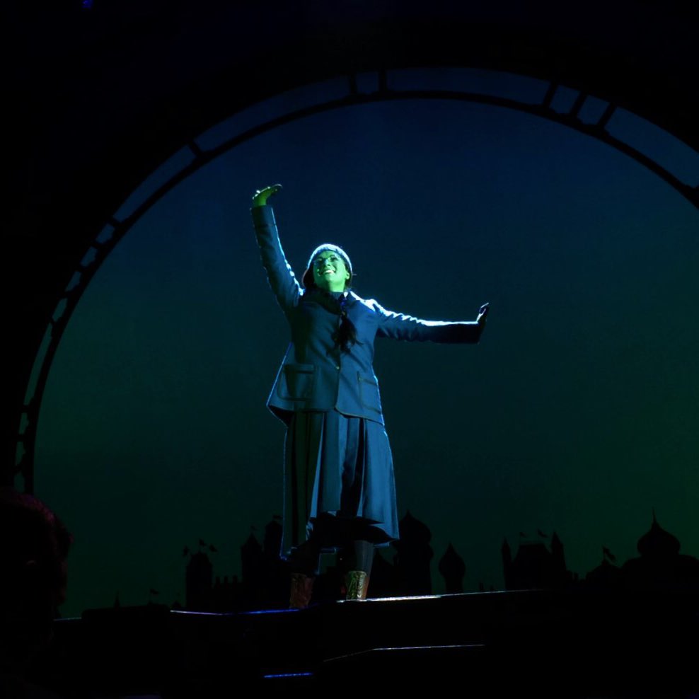 TeamLPick's tweet photo. This Thursday will be your chance to see Laura as Elphaba! Make sure you get down to the AV and catch her 💚💚 #GreenGirl #StandbyElphaba #PicklePrincess https://t.co/6CWAZ2BdwK