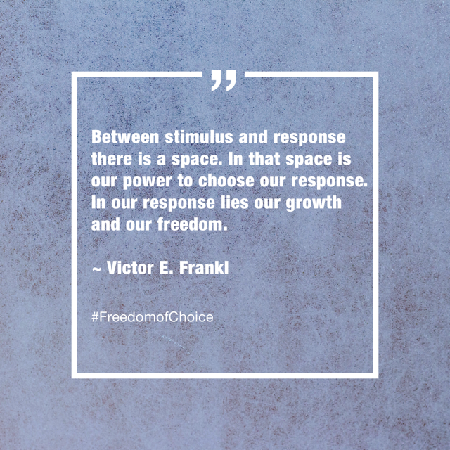CRSLVirtual's tweet photo. We always have the freedom to decide whether to react or respond to the experiences we confront. When faced with situations that trigger a reaction, pay close attention to the results of your reactions. Consider finding a 'space' to imagine a better response.

#FreedomofChoice https://t.co/Q7Hhb328ZY