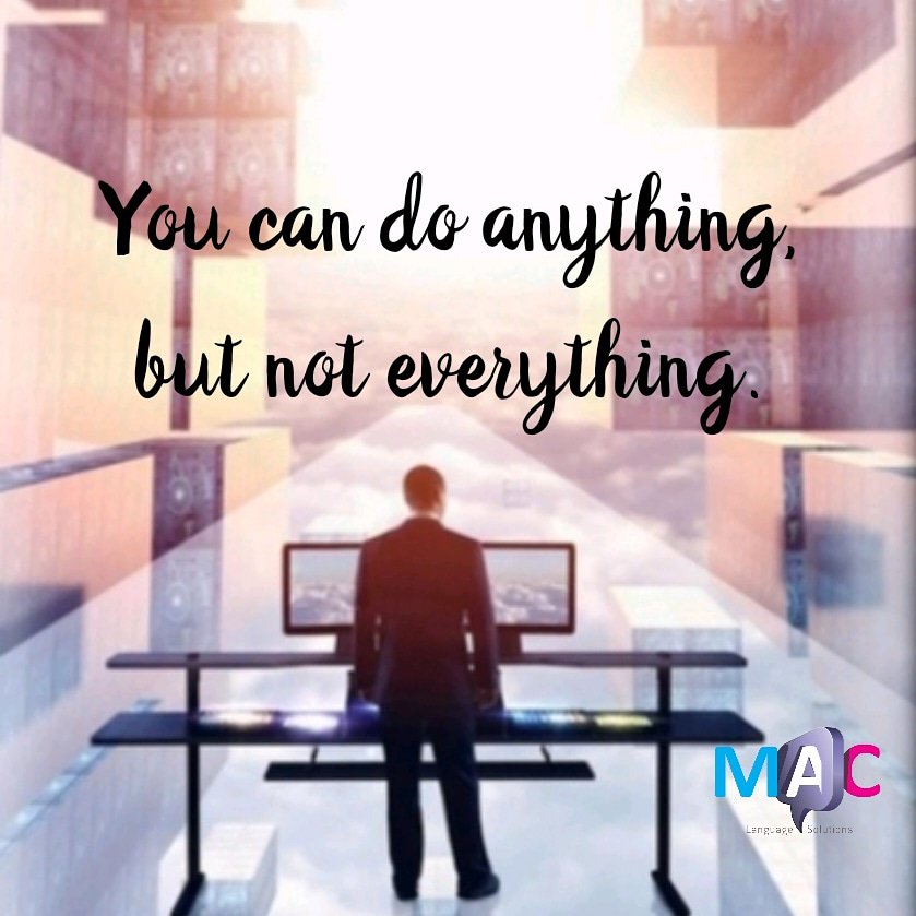 INFO_MAC_LS's tweet photo. Do you agree? The important thing is we're sure we can do anything! 😊😊😊
#MacLanguageSolutions
#CommunicationUnlimited
#WeCanDoAnything https://t.co/hnJKalPVLN