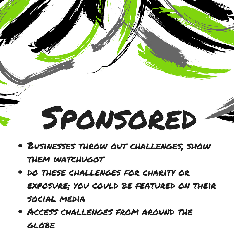 WUG_Crew's tweet photo. Burger King used to say, “Have it your way”, well we say… Challenge your way! Understand these 4 simple challenge types to maximize your WUG experience!
...
#viralvideo #yogachallenge #challenged #beyoncé #challengerrt #fundraisers #challenges #challengerstreets #ShowMeWatchUGot https://t.co/QT00s2Uw6t