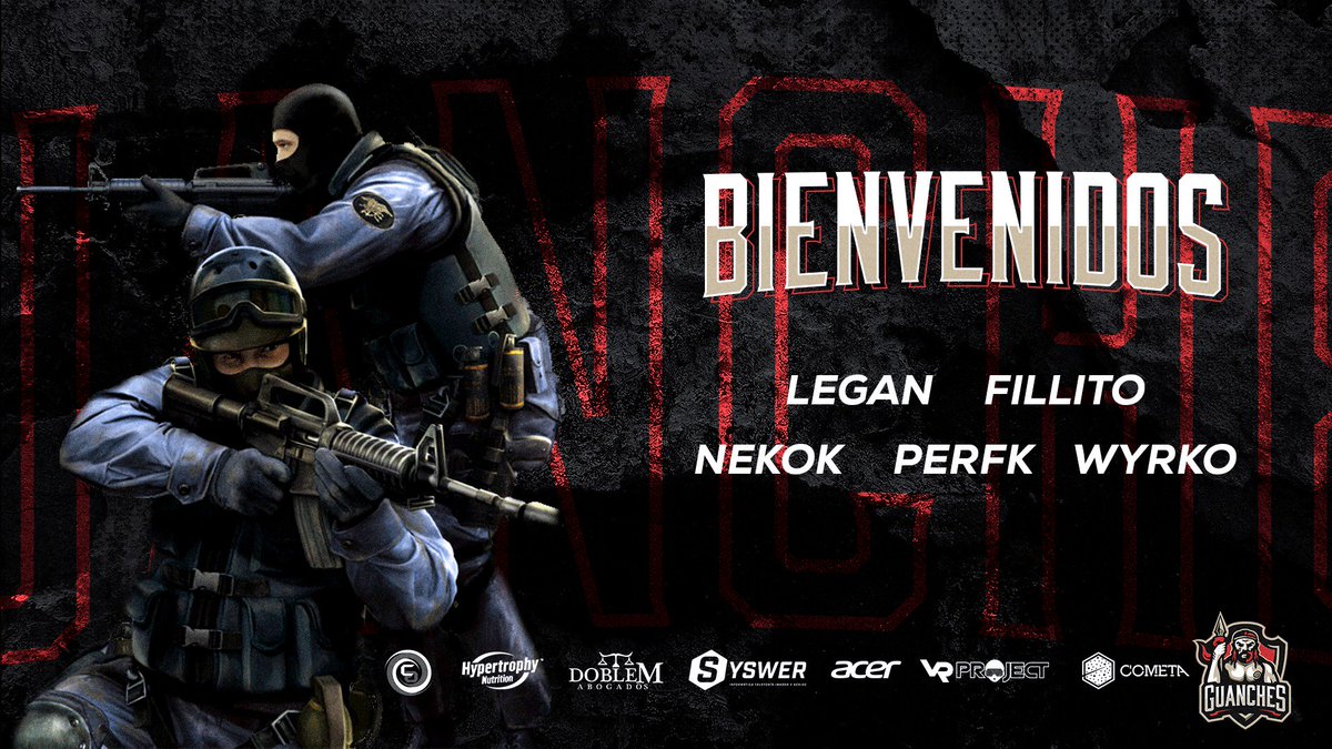 LGA_Esports's tweet photo. #CSGO ¡Tenemos el honor y el placer de presentarles nuestro nuevo roster de CSGO!
¡¡Bienvenidos!! Un saludo para:

@FILLITOcsgo 
@kraki_csgo
@LegaNCSGO 
@Nek0k 
@perfkeyson 
@wyrkoGMG

Más info en en link: https://t.co/WniijCmdQG https://t.co/Gpbqm3DiOM