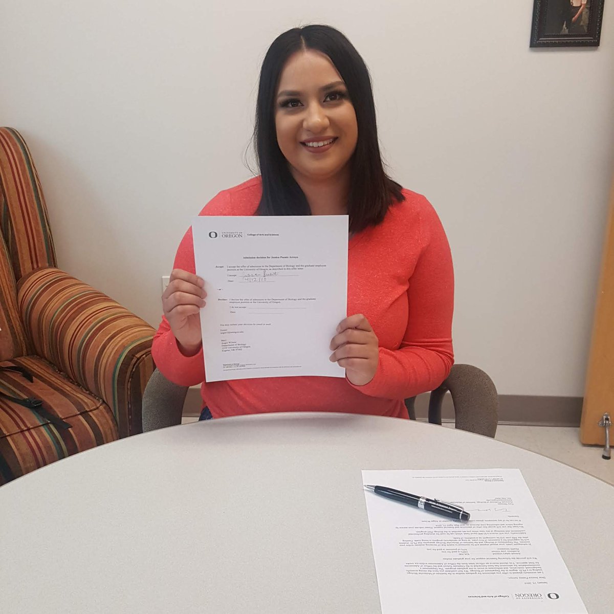 BIG CONGRATULATIONS to WSU McNair Scholar Jessica Puente Arroyo for accepting her offer to the PhD Program in Biology, Institute in Molecular Biology, at the University of Oregon! We are so proud of you!  <a href="/uoregon/">University of Oregon</a> <a href="/uogradschool/">UO Division of Graduate Studies</a> #fullyfunded #securethebag #GoCougs