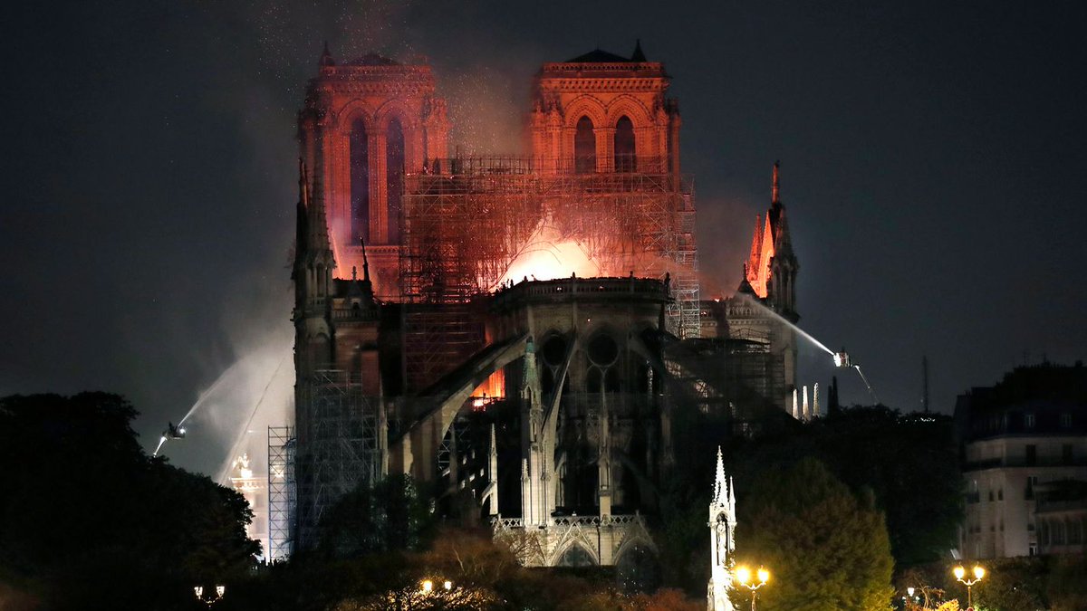 Notre-Dame will be rebuilt. What happened tonight has made clear the love people feel for beautiful buildings. They are part of our shared global human identity. Let's not stop with Notre-Dame. Time to heal the scars and rebuild the beloved places destroyed in the past 100 years.