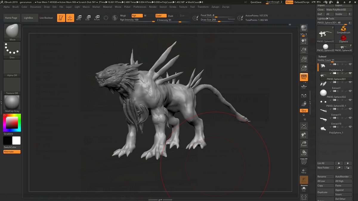 vankev's tweet photo. #garurumon #wolf #zbrush #zbrushsculpt #pixologic #digimon #digivolve #digital #monster #monsterdigital #dinosaur #dinosaurs #anime #digimonadventure #digimontri #digimonadventuretri #digimonfrontier #digimontamers #digimonadventure02 #digimonworld #digitalmonsters #bandai https://t.co/J3fLpp8OwN