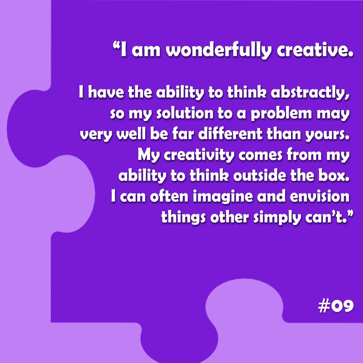 Cs4Hope's tweet image. Our countdown of Things Anyone on the Spectrum Will Tell you About the Unique Way They See the World continues...here's number 9!
#autismawarenessmonth #worldartday