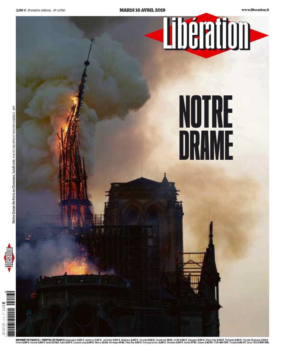 Mon coeur se brise, mon coeur se noie en larmes devant toi, Notre Dame.

#NotreDame #notredamedeParis #NotreDameFire #NotreHérosPompiers #NotrePatrimoine #NotreCulture #NotreValeursCommuns #NotreHumanité