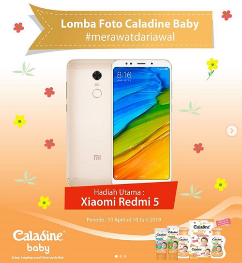 infokuisnetwork's tweet photo. Kontes Foto Caladine Merawat Dari Awal Berhadiah Xiaomi Redmi 5 https://t.co/7qp5t6BVut https://t.co/YSMdbjS7AY