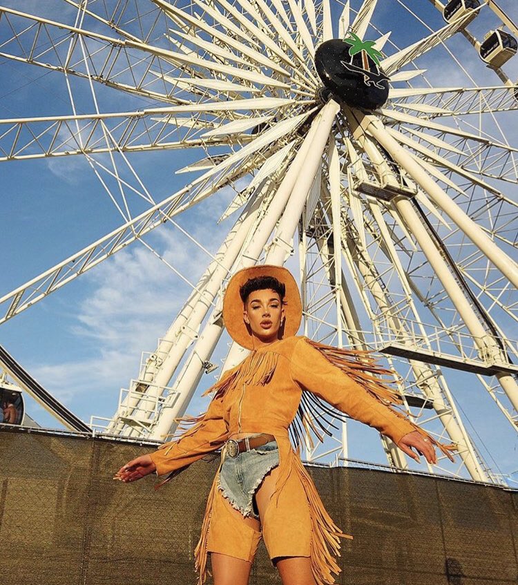 FIDM's tweet image. #FIDMGrad @bryanhearns custom made all three of @jamescharles #COACHELLA looks!