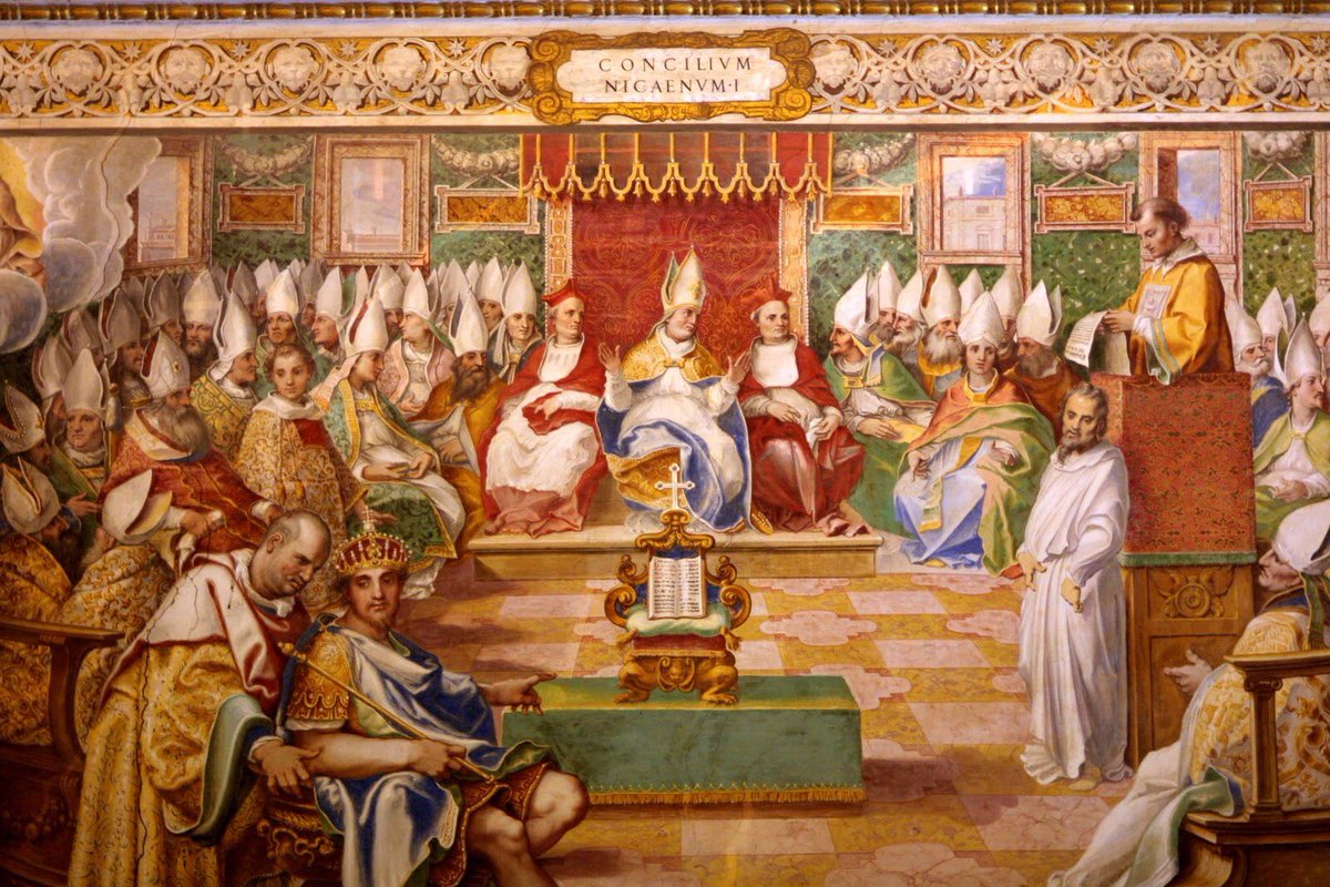 #7: Council of Nicaea (Part 1)In 325 AD, the modern day Jesus Christ was fabricated due to the confusion amongst the various church leaders bc there was no proof of his existence. Bc nothing could be verified, 318 leaders had to take a vote on the dogma of Christianity.