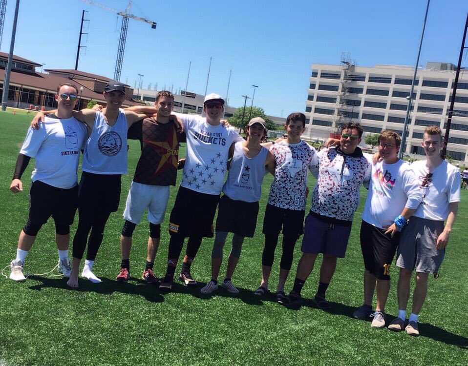 colamkins's tweet photo. Just finished the last tournament of the season with @TXSTUltimate and @TxStDumpsUlti. A special thanks to this program for introducing me into the wonderful community of Texas Ultimate Frisbee. #78666 #ShoutOutToMySeniors https://t.co/knMKVXdVfV