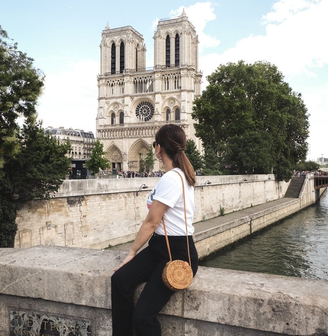 So devastating to hear about Notre Dame. I am forever grateful that I had the fortune of visiting this beautiful landmark last summer. 😢♥️