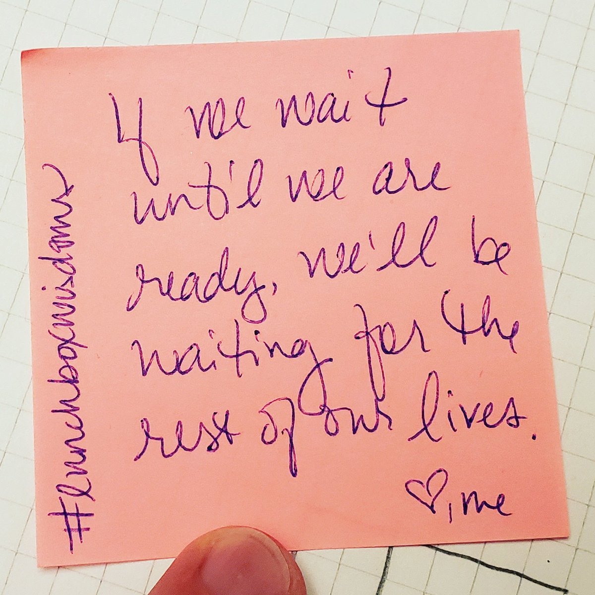 lostzerocool's tweet photo. Lunch Box Wisdom 15 April 2019... #lunchboxwisdoms #dailymotivation #myslightedge #wendyswisdoms https://t.co/A7PfNkOzgR