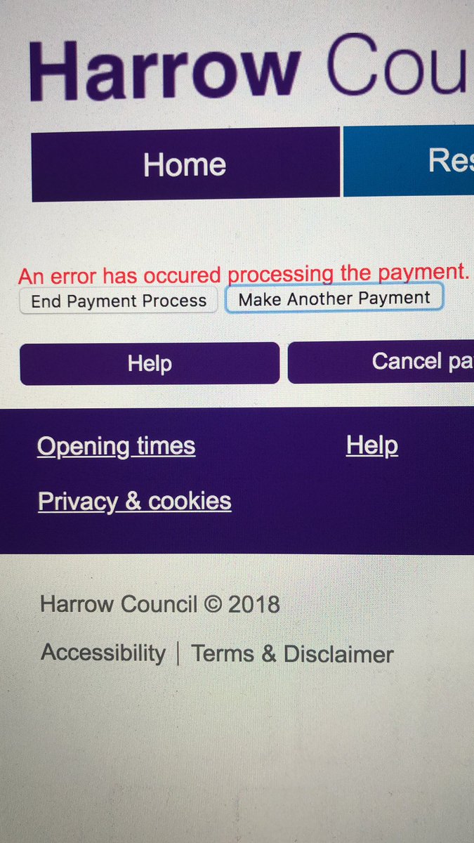 K22NAL's tweet photo. @harrow_council your phone number doesn’t work neither does online payment go through ? https://t.co/pHmc1RPvMY