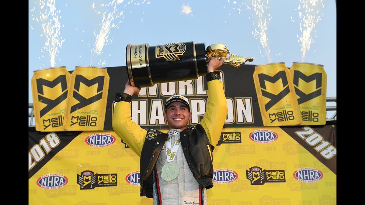 Join Us In Wishing a very Happy 20th Birthday to the youngest champion in NHRA history <a href="/tannergray5/">Tanner Gray</a>! #InNhra #InDragRacing