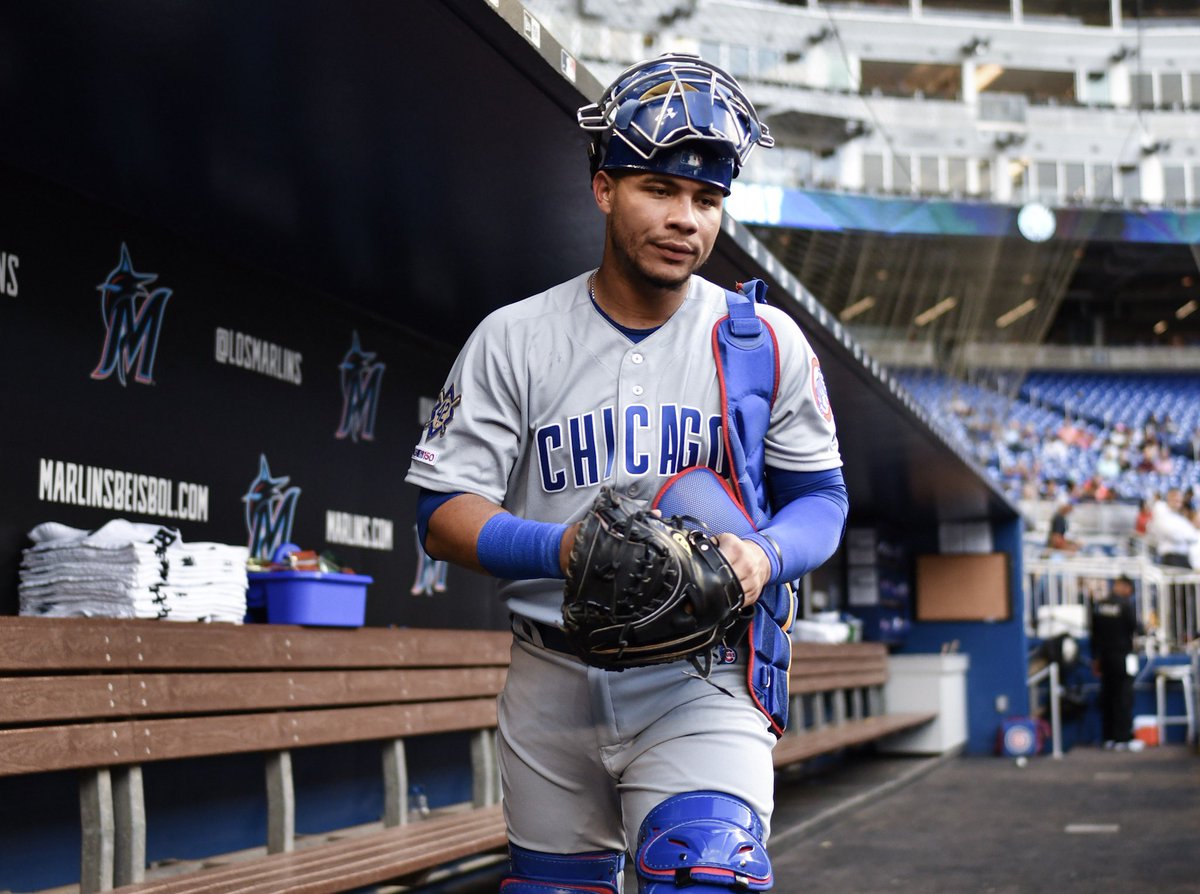 Cubs's tweet photo. Play ball! #EverybodyIn 

#Jackie42 https://t.co/z7Hld1z9iO