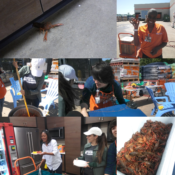 Reflections on the hill: Store #530 exceeded the 180 day challenge and enjoyed crawfish. We called in the professional Cassandra (ASDS)#8976 to stop through and cook. <a href="/blamb/">brian</a> @MattHunt0552 <a href="/LewisHom/">Jimmy Lewis</a> @StellickJ