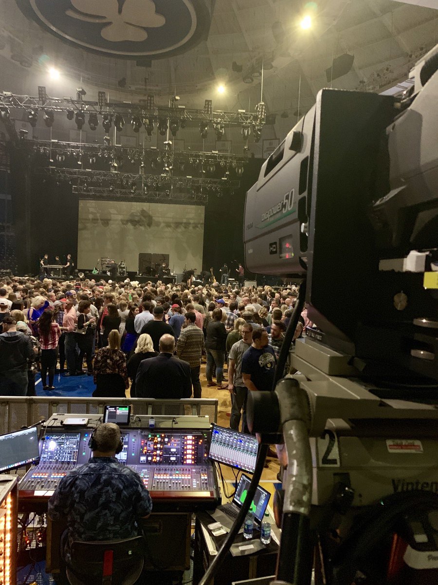LastReplicator's tweet image. Working a camera for the Tim McGraw concert at Notre Dame this past weekend.