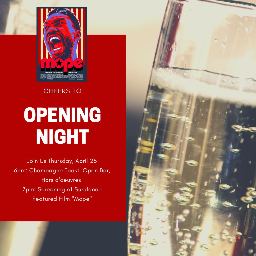 JUST ANNOUNCED: Opening Night Champagne Toast &amp; Hors d’oeuvres
Enjoy Cocktails and hors d'ouevres (on us!) before the screening of the shockingly tragic-comedy MOPE. 
More here: 1l.ink/WB75SJ7
#JTIFF #breakingnews #justannounced #jimthorpepa