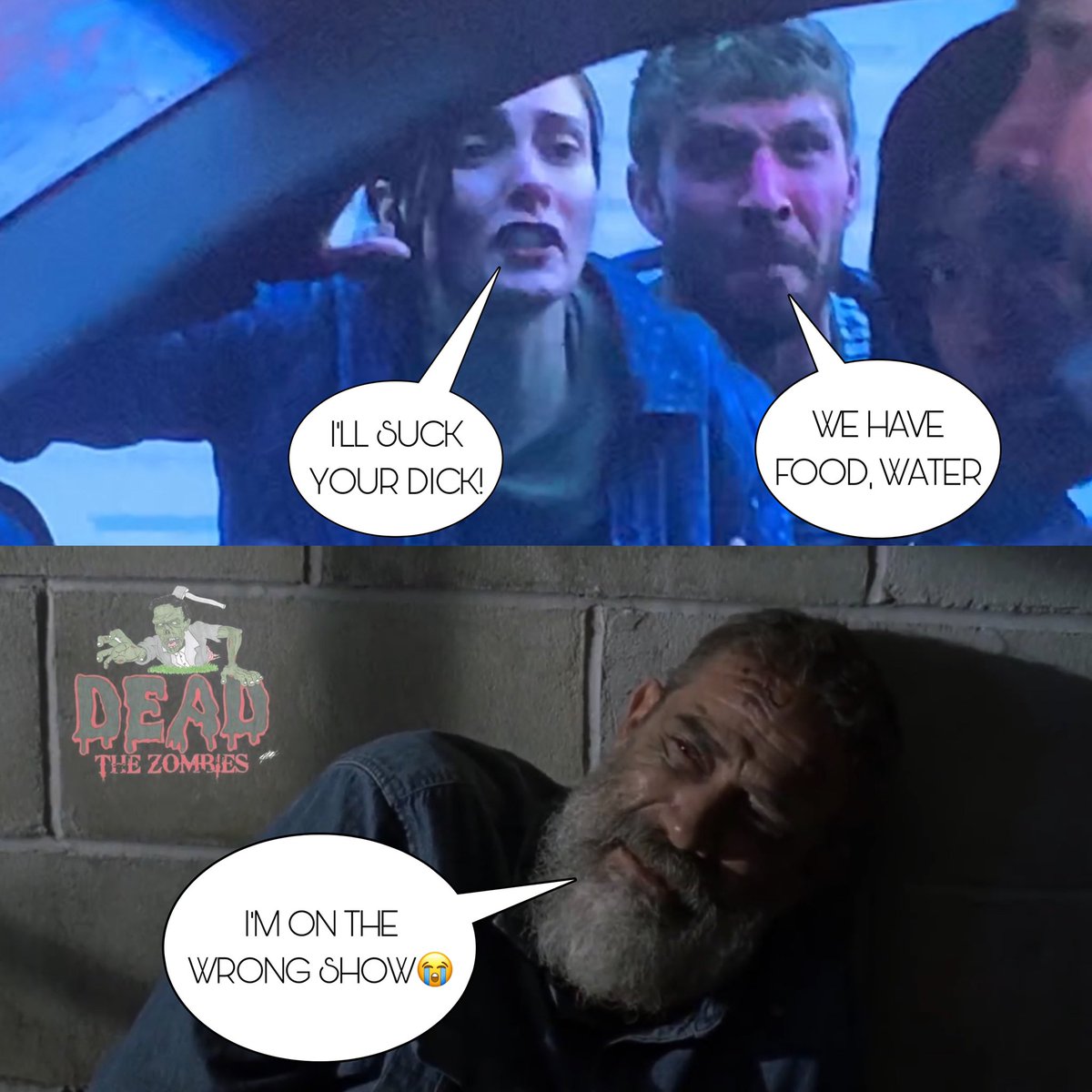 deadthezombies's tweet photo. Well then....🤣😂🤣#BlackSummer #DTZMemes @DanmerchantKINK @UnrealKarl https://t.co/w2ggv3uwq8