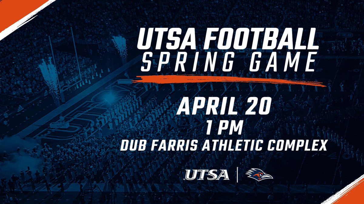 Come out and see your UTSA Roadrunners live and in action. Fast and furious #Birdsup #Birdfamily #BirdSea2on