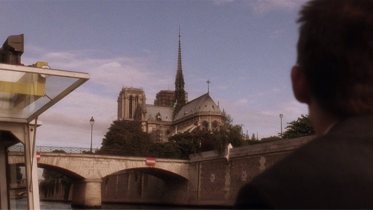 whitewallsme's tweet photo. "But you have to think that Notre Dame will be gone one day.”

Before Sunset (2004) Dir. Richard Linklater https://t.co/tcW07lue9y