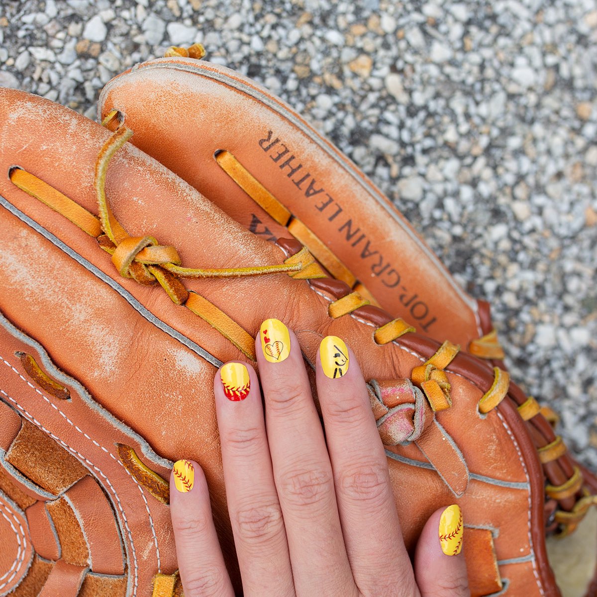 PolishedWithAsh's tweet photo. How cute are these?  ⚾️ All About That Base (Item Code FDL024) is now available for purchase with the link below! Pair this clear nail art design with your team colors &amp; show your team spirit! #baseballnails #softballnails #baseball #softball #TeamSpirit 
https://t.co/TaonqyQeWg https://t.co/6Awb5eg4jg