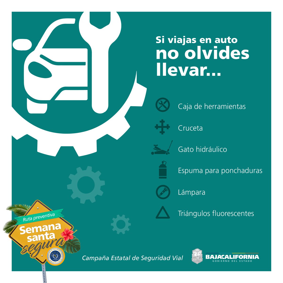 Manejar por carretera siempre es un riesgo, pero entre mejor prevenidos estemos, más podemos evitar accidentes.

#SemanaSantaSegura #EvitaAccidentes #SeguridadVial <a href="/GobiernoBC/">Gobierno de Baja California</a>  <a href="/KIKOVEGA_/">KIKO VEGA</a>