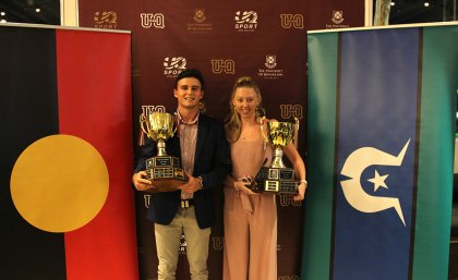 UQ_News's tweet photo. A big congratulations to Lakeisha Patterson and Justin Cridland, who have been named #UQ’s Sportswoman and Sportsman of the Year.
https://t.co/aq1gM8nj5Q @UQSport https://t.co/U5oIqFj3Yk