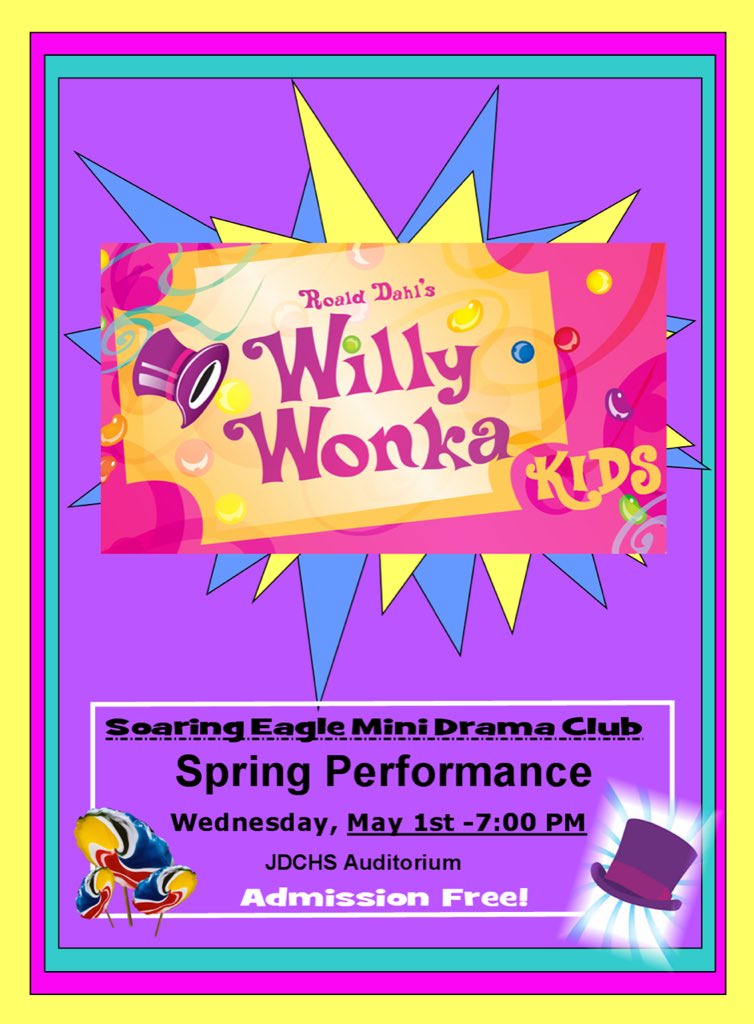 Mark your calendar!  “If you want to view paradise, simply look around and view it.”  (Willy Wonka)