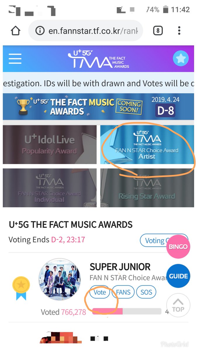 bellelin151's tweet photo. 👫ELFs Fighting👭
[TMA✨FAN STAR Choice]
!!This award is very important!!

🔹Link:https://t.co/g17Pp1ktrY

🔹Pls vote everyday ; daily voteing right is 2.

🗒The voting end time:
Apr. 19th 12:00PM(KRT)

🔹Different A/C can vote for multiple times. 

#SUPERJUNIOR
#fannstar https://t.co/lC07b3dAZo
