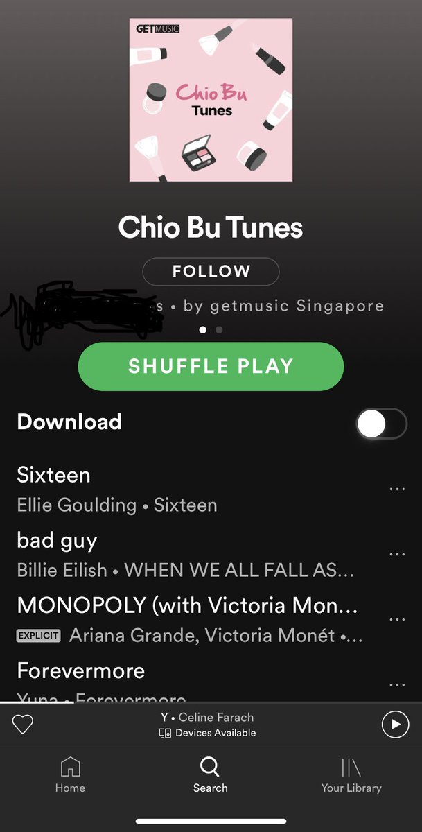 TheVanessaSpatz's tweet photo. .@Spotify Singapore and Universal Music Group Singapore have added Celine Farach to their official Playlist “Chio Bu Tunes” (get music Singapore).

https://t.co/tLfoyRA8sm https://t.co/WqfHBzHpgf