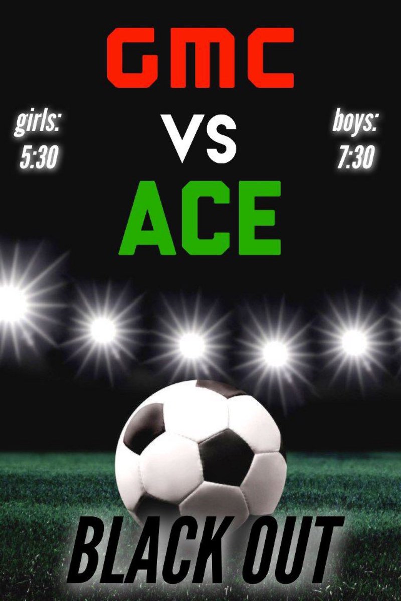 gmc_soccer's tweet photo. For the Area Championship! #GMCSoccer2k19 #blackout #championship https://t.co/siSM60QqEf