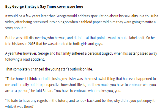 Producers of TXF touted Union J as the next One Direction.George Shelley says he spent 4 years of his life hiding his sexuality because he was in a boyband selling records to teenage girls and they needed to be a PRODUCT FOR GIRLS. He didn't want to jeopardize that by being gay.