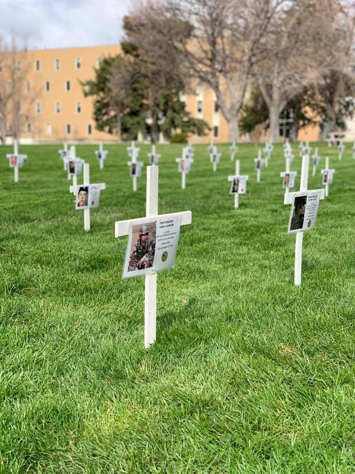 Vets_IdahoState's tweet photo. Thank you ISU TRIO Veterans Program for sharing this:                   Military Week has officially started! Check out the “Idaho Field of Heroes” to honor Idahoans that have lost their lives in service to our country in military conflicts since 9/11/2001. https://t.co/gaxbk3tXdK