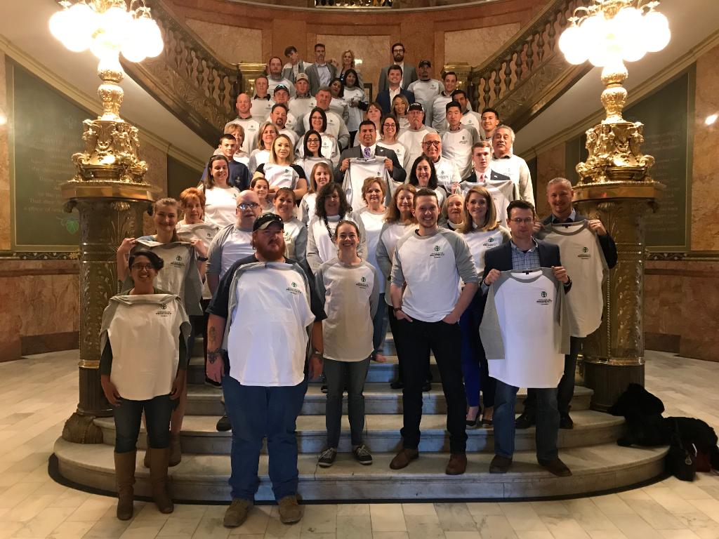AFPColorado's tweet photo. Team picture from the 2019 AFP-CO Lobby Day. Thank you to everyone who came out to make your voice heard! https://t.co/2mrMYCv3vF