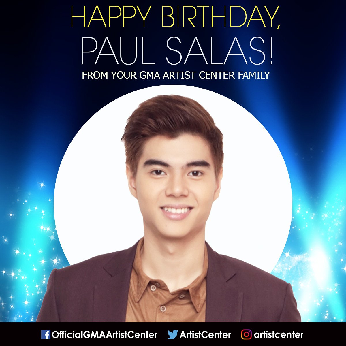 Happy Birthday to star Paul Salas! We hope all your birthday wishes come true!      