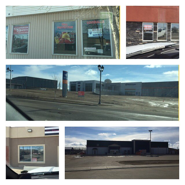 Glen_Allan_'s tweet photo. Not many election signs from the #NDP around here, but nonetheless plenty of signs OF the NDP.. #lifewithNDP #abvote2019 https://t.co/3xdWxACR3x
