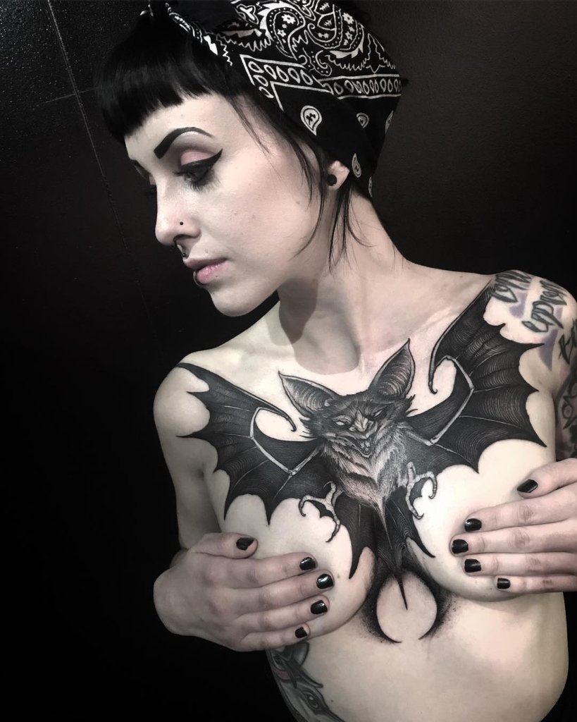 Amazing tattoo by @yao_atf
🦇🦇🦇🦇🦇🦇
.
.
.
.
.
.
#tattoo #battattoo #tattoos #chesttattoo #gothtattoo #ined #girlswithtattoos #gothictattoo #tattooedgirls
#altfashion #gothfashion #gothclothing #alternativeclothing #alternativefashion #altclothing #gothgirl #gothic #lotd #ootd