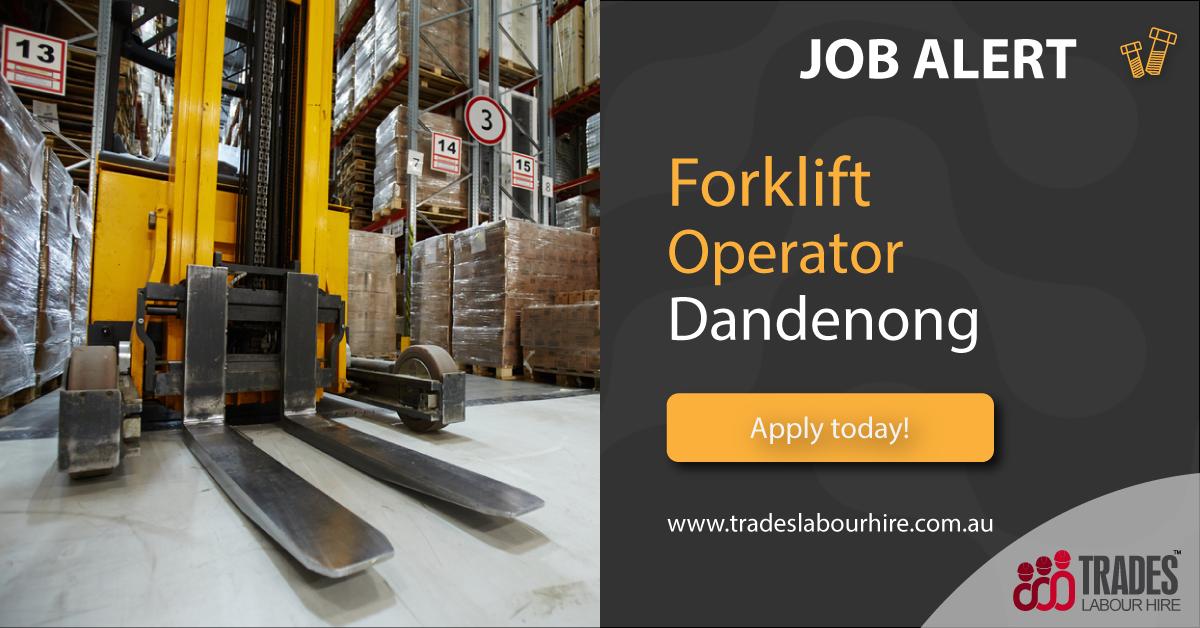 Trades Labour Hire On Twitter Forklift Operator Job We Are Currently Seeking An Experienced And Diligent Forklift Operator For An Ongoing Role In Dandenong Apply Here Https T Co 3wmlphopsf Job Forkliftjobs Dandenong Victoriajobs Employment