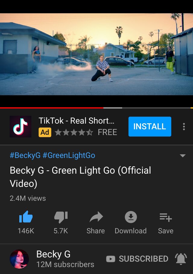 jkbeck20's tweet photo. I honestly love this scene so much! Everything about it is gorgeous 😍🌅💚 @iambeckyg #GreenLightGoVideo https://t.co/mvUKk6sZvL
