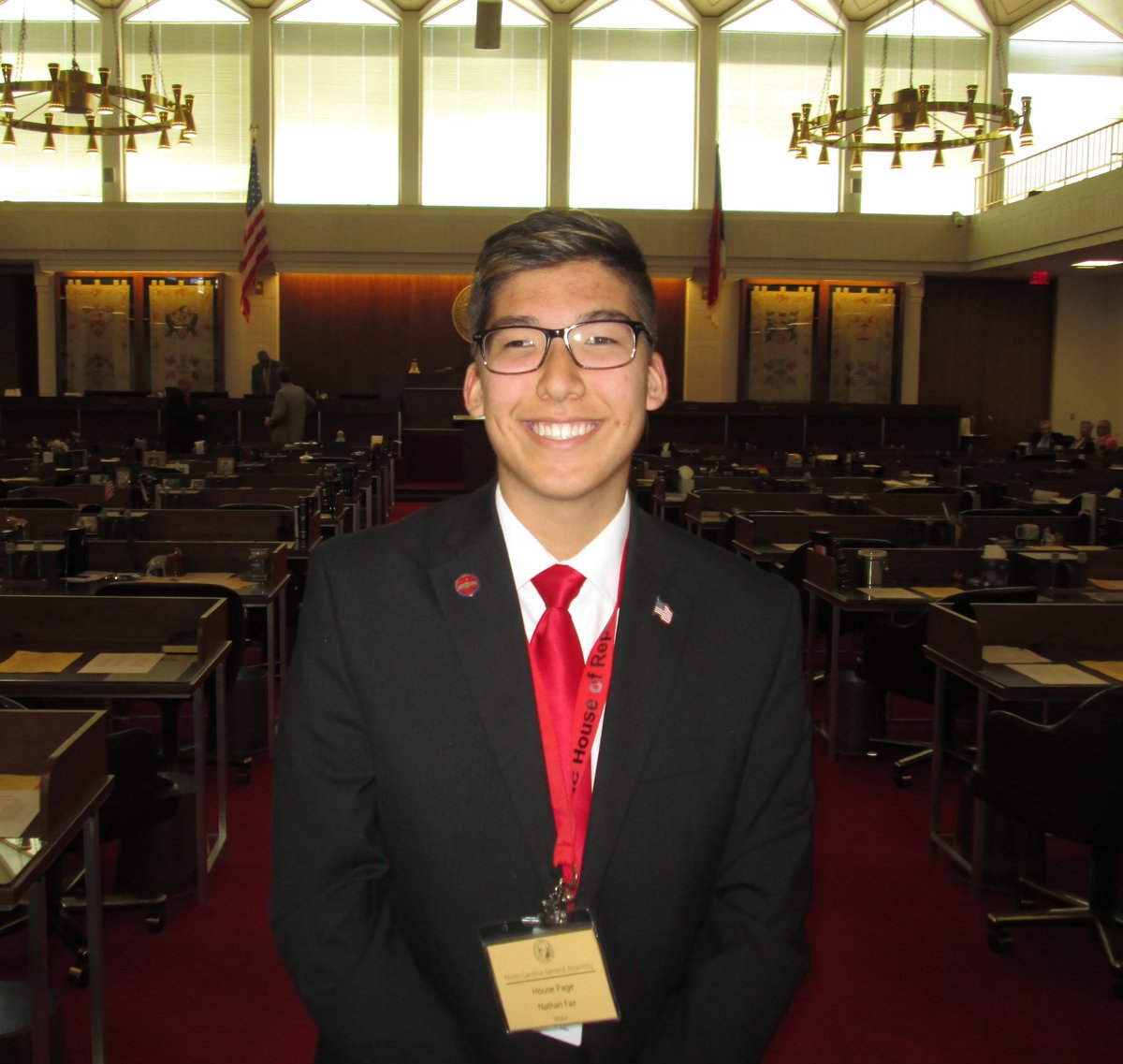 realnathanfair's tweet image. My first day of Paging with the North Carolina House of Representatives. Thanks @juliefornc for sponsoring me for this position.

I will use this thread for more updates and pictures!