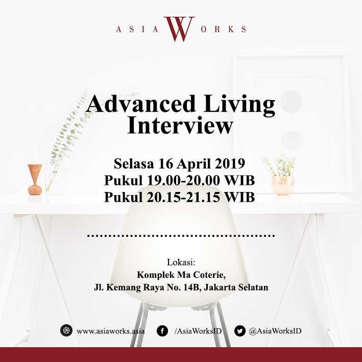 AsiaWorksID's tweet photo. Para lulusan basic april, yang mendapatkan jadwal Advanced Living Interview malam ini, jangan lupa untuk datang tepat waktu yah. #asiaworks #asiaworksindonesia #asiaworksjakarta #training #infotraining #trainingjakarta https://t.co/WkVWkysU3f
