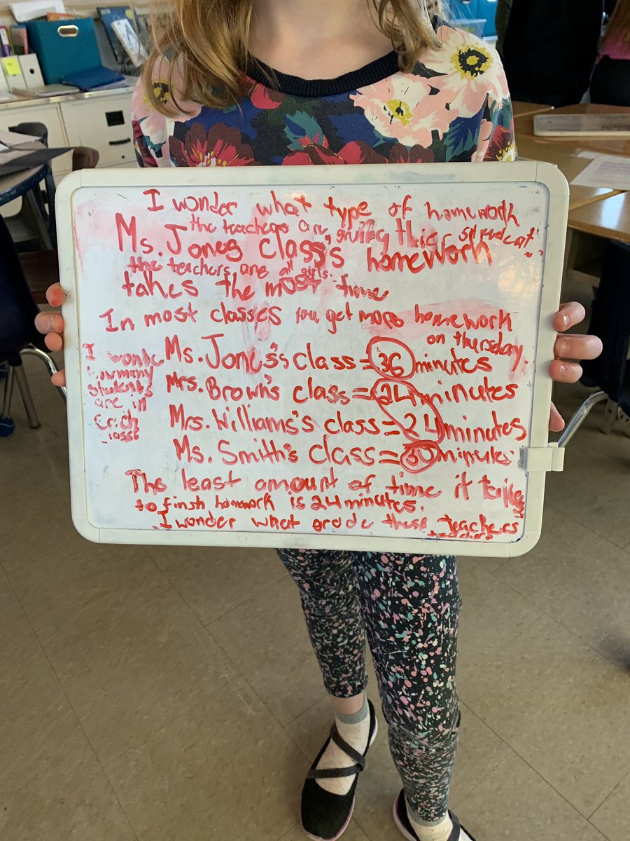 cduckett7's tweet photo. Grade 4/5s are really working to make rich conclusions on single and double graphs, & stem and leaf plots @dsbn #mathaq #proudteacher https://t.co/OuETyvPyqT
