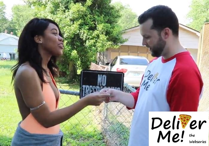 Deliver_Me_show's tweet photo. It's Monday! You fresh order of "Deliver Me!" is up! And this one will make you long for summer! https://t.co/Ej6QWDG0Dg #DeliverMe #pizza #WebSeries #PoolParty https://t.co/Z7Ld8m1Kru
