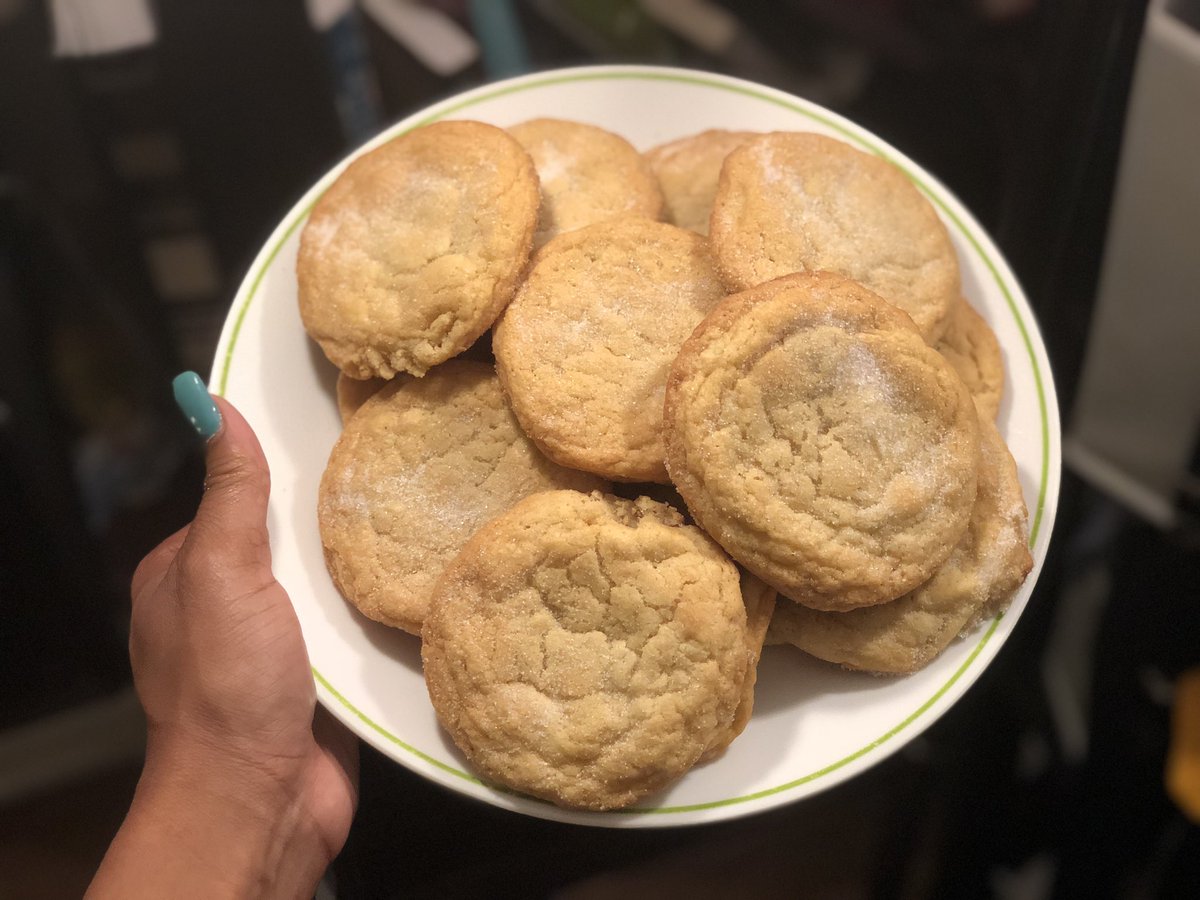I made sugar cookies