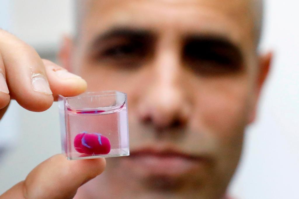 CNET's tweet photo. Here's the first 3D-printed heart made from actual human tissue https://t.co/OCeuenRIDF https://t.co/thev4SW6p8