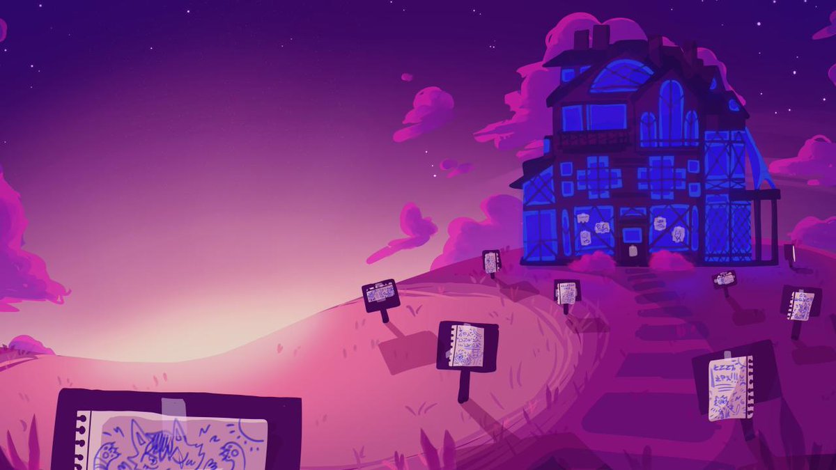 noisyrobo's tweet photo. some backgrounds i did for volume 2 of my fansim https://t.co/VZQ7Ig2lnW https://t.co/n2VGe1JwzB